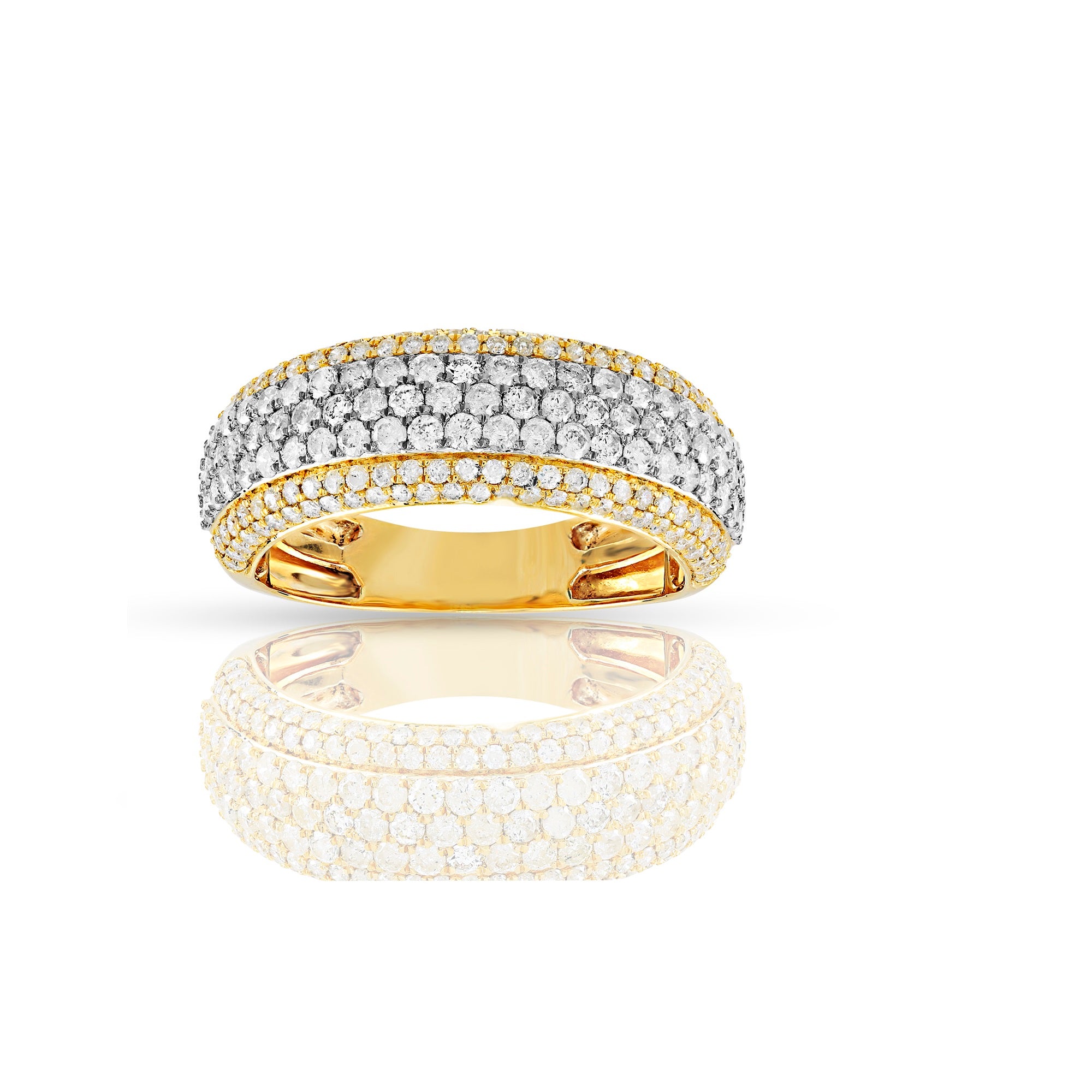 Round Diamond Men's Ring