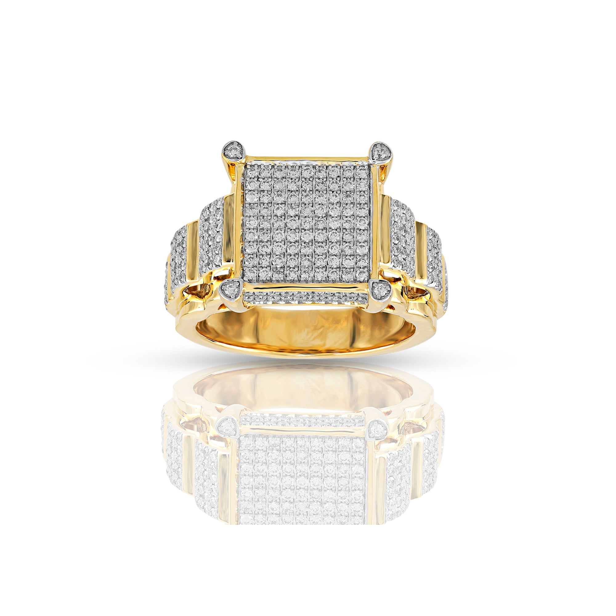 14.9mm Men's Diamond Ring