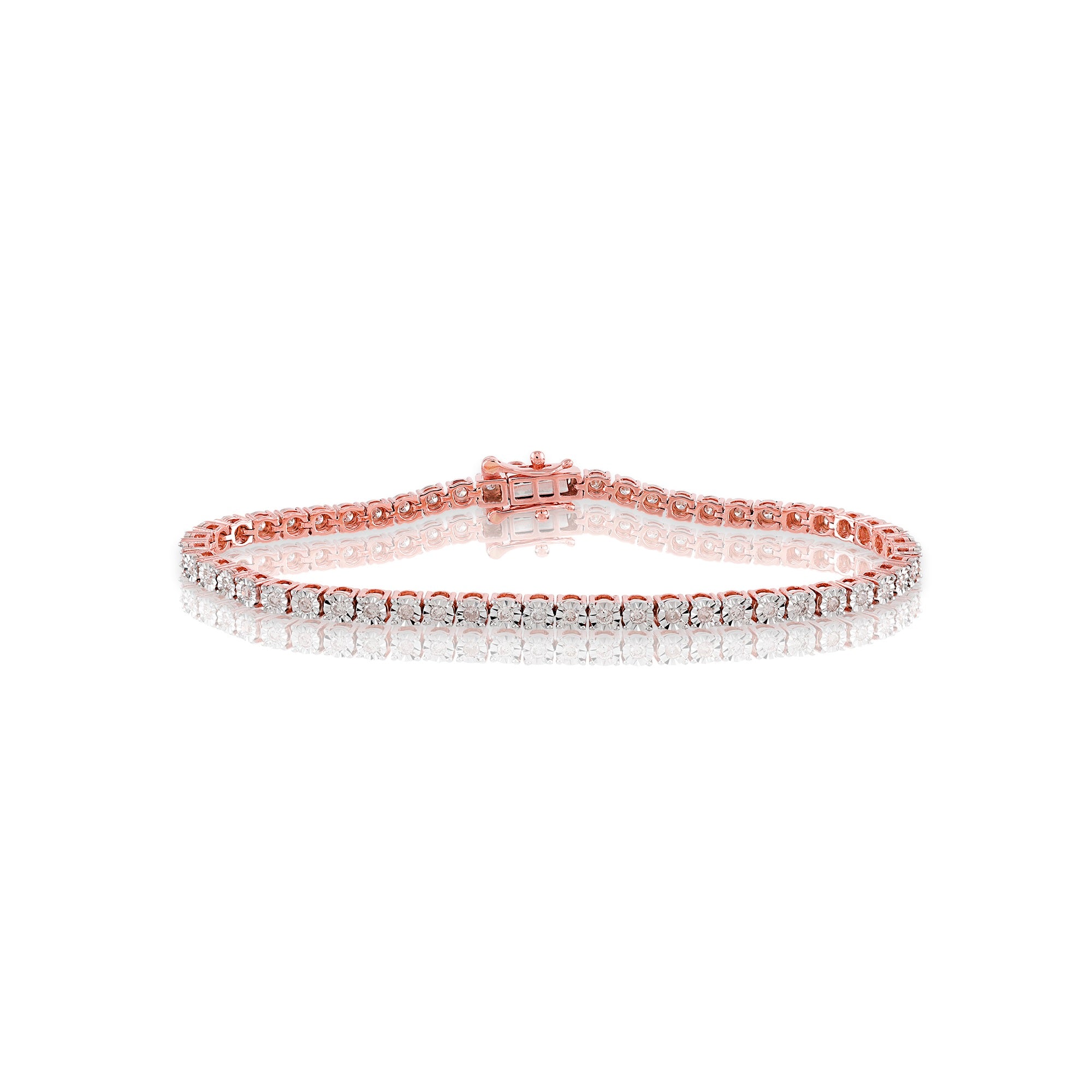 3.0t Rose Gold illusion Bracelet